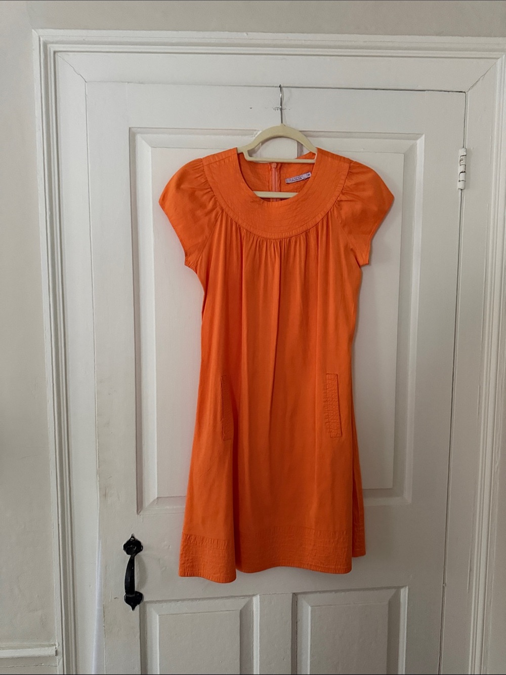 Orange Girls' Short-Sleeve Dress - Unbranded